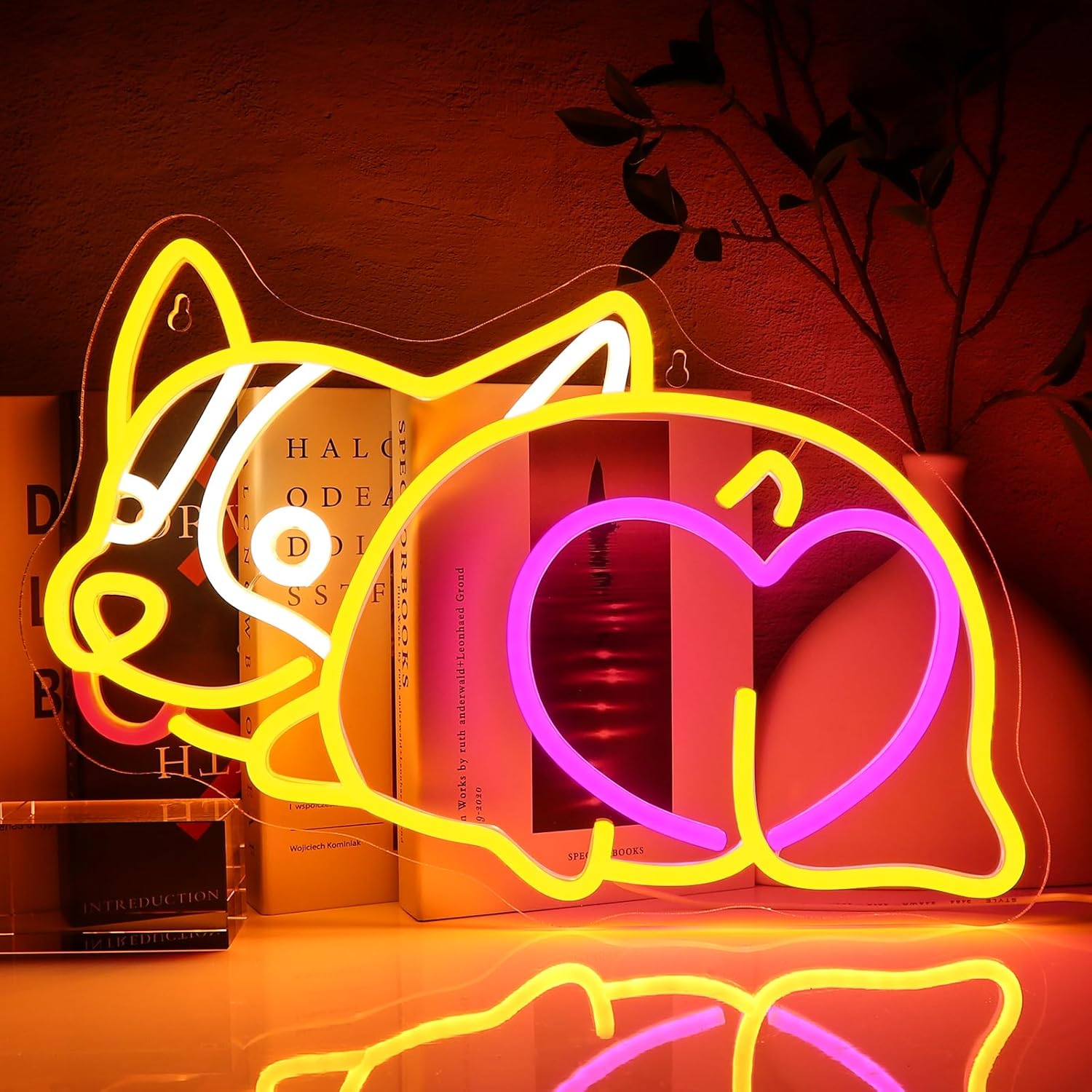 Corgi Dog Neon Sign USB Powere - Zoo Party Games recensie en prijs